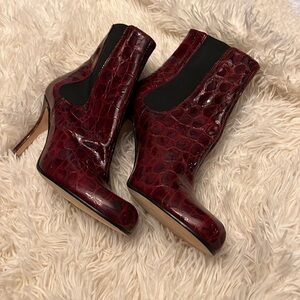 Kate Spade Red Booties